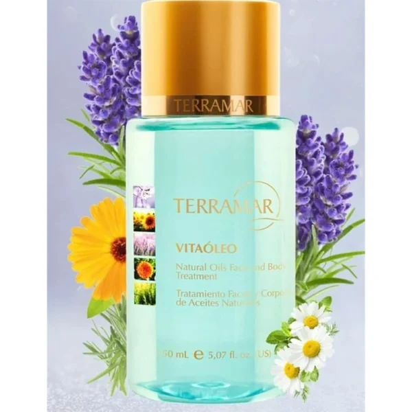 Terramar Vitaoleo Facial and Body Treatment of Natural Oil, 5.07fl.oz - Image 2