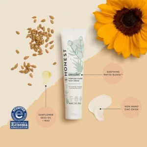 The Honest Company Hypoallergenic Diaper Rash Cream 2