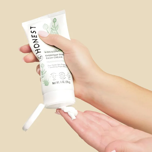 The Honest Company Hypoallergenic Diaper Rash Cream – 2.5 oz (70.8g) - Image 3