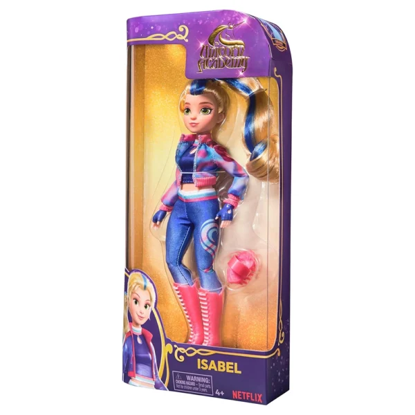 Unicorn Academy, Isabel Doll with 5 Accessories, 9.5”, Gift for Girls Ages 4 and up - Image 8
