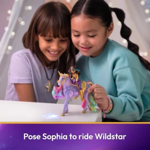 Unicorn Academy Sophia Light Magic Wildstar with Rainbow Light up Effects 5