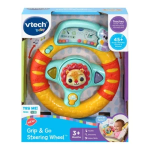 VTech Grip and Go Steering Wheel - Gift for 3+months Kids