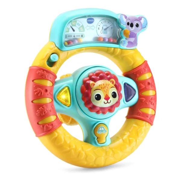 VTech Grip and Go Steering Wheel - Gift for 3+months Kids - Image 3