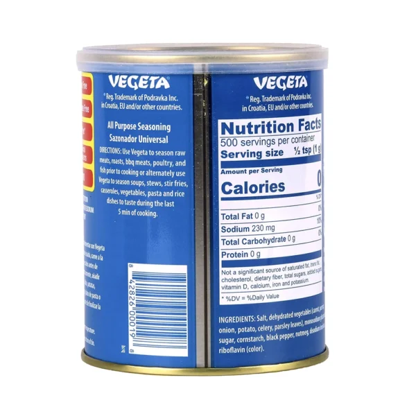 Vegeta Gourmet Seasoning Tin, 17.5 oz. (Pack of 1) - Image 2