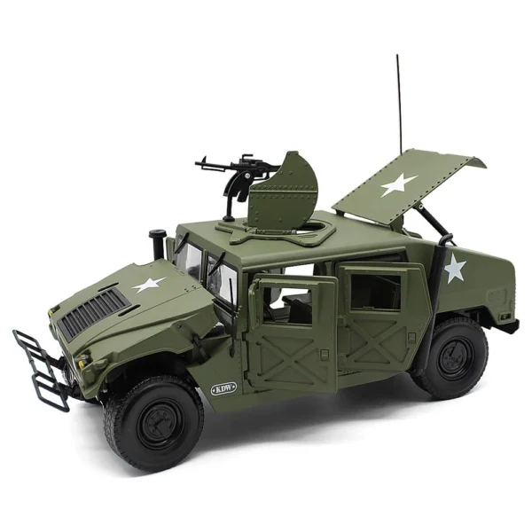 fisca 1/18 Scale Model Car Metal Diecast Military Armored Vehicle Battlefield Truck for Kids - Image 5