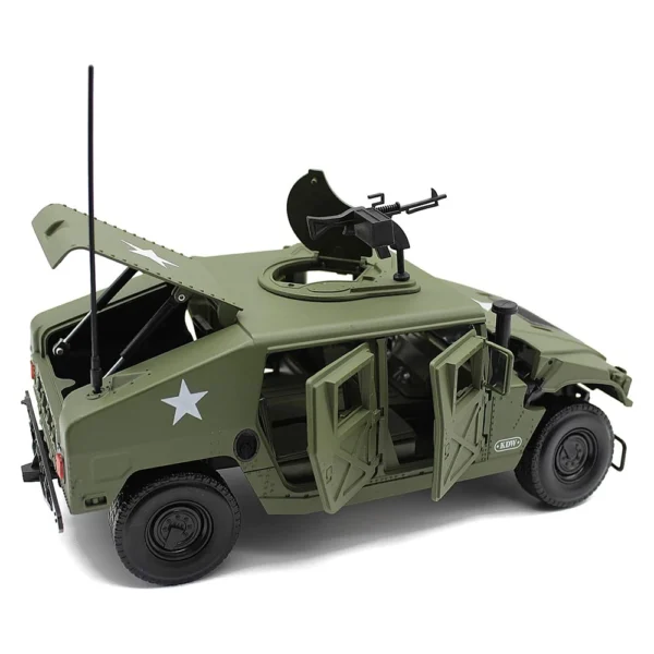 fisca 1/18 Scale Model Car Metal Diecast Military Armored Vehicle Battlefield Truck for Kids - Image 6