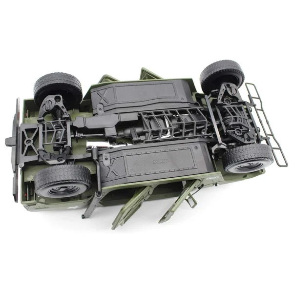 fisca 1/18 Scale Model Car Metal Diecast Military Armored Vehicle Battlefield Truck for Kids - Image 7