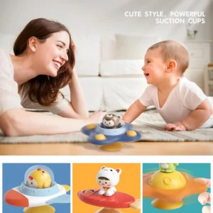 6PCS Suction Cup Spinner Toys 4
