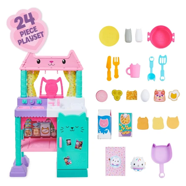 Gabby’s Dollhouse, Cakey Kitchen Set for Kids with Play Kitchen Accessories, Great Gift for Girls and Boys Ages 3 and Up - Image 5