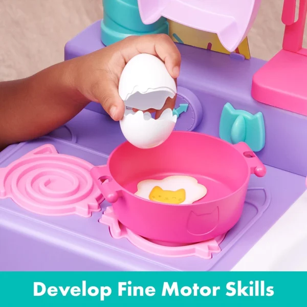 Gabby’s Dollhouse, Cakey Kitchen Set for Kids with Play Kitchen Accessories, Great Gift for Girls and Boys Ages 3 and Up - Image 6