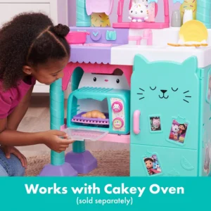 Gabbys Dollhouse Cakey Kitchen Set for Kids 8