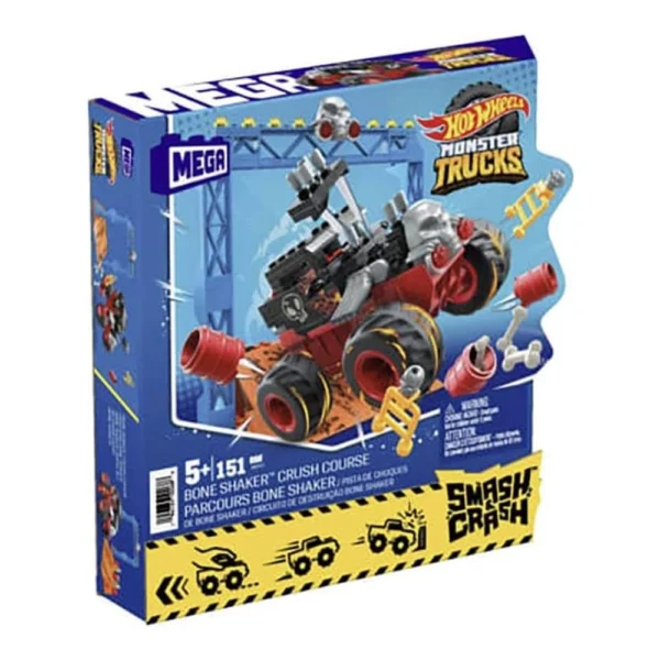 MEGA Hot Wheels Monster Trucks Toy Car Building Set, 151 Pieces, 1 Micro Figure Driver - Image 7