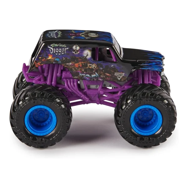 Monster Jam, Official Son Uva Digger Monster Truck, Die-Cast Vehicle, for Boys Ages 3 and up - Image 2