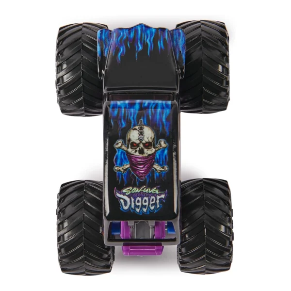 Monster Jam, Official Son Uva Digger Monster Truck, Die-Cast Vehicle, for Boys Ages 3 and up - Image 5