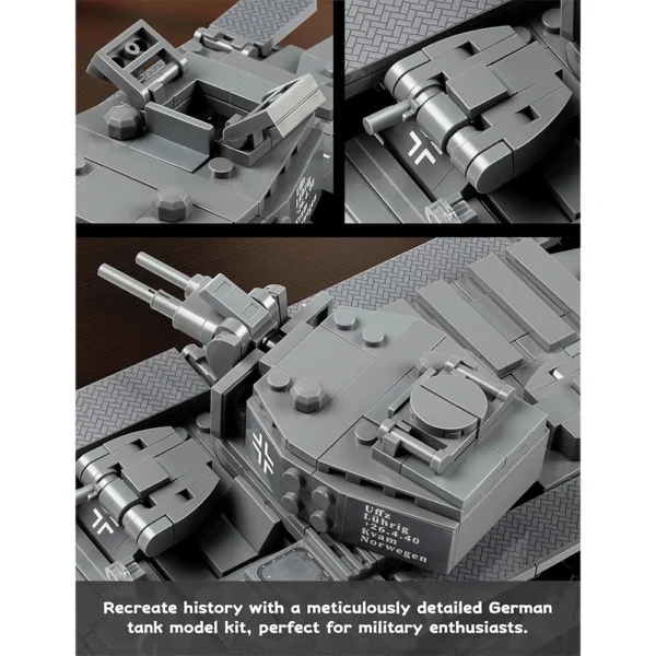 Neubaufahrzeug Tank, WW2 Army Tank Building Set, For Adults - Image 3