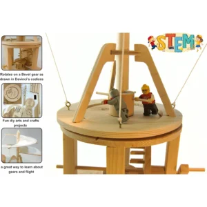 Pathfinders STEM Kit – Leonardo da Vinci Helicopter Model kit 4
