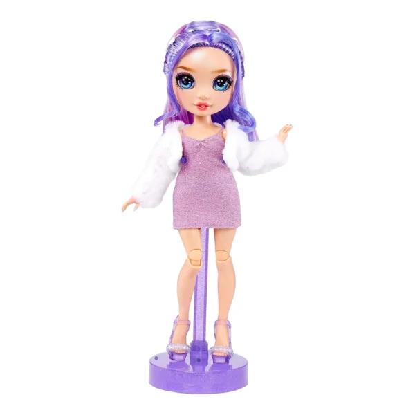 Rainbow High Fantastic Fashion Violet Willow, Purple 11”, For Kids 4-12 Years Old - Image 3