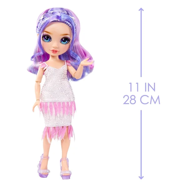Rainbow High Fantastic Fashion Violet Willow, Purple 11”, For Kids 4-12 Years Old - Image 4