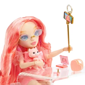 Rainbow High Pinkly Pink Fashion Doll in Fashionable Outfit 3