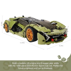 SVIOKODX Sports Car Building Blocks 3